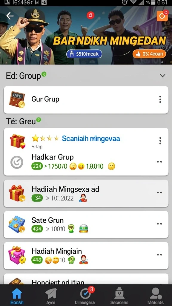 Screenshot komedi77 nomor 2